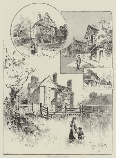 サセックスのとりとめのないスケッチ 作： Herbert Railton